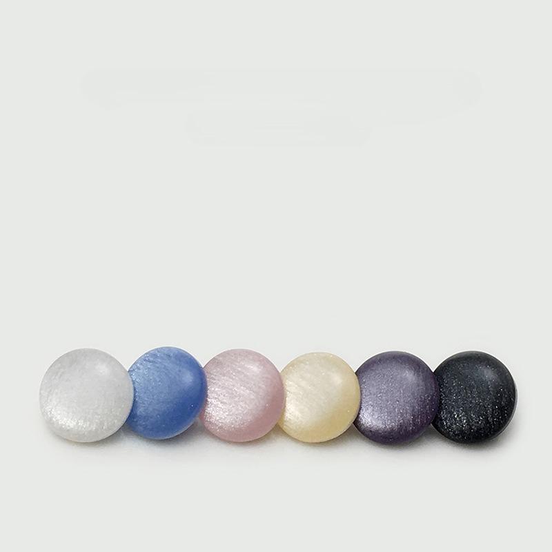 Перламутровые пуговицы из смолы Женское шифоновое кружевное платье Маленькие пуговицы Круглые пуговицы для рубашки Пуговицы для детского кардигана