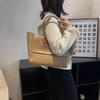 Ретро Сумки-тоут из ПУ-кожи для женщин Большая вместимость Дизайнерские Роскошные 2026 Новая Модная Сумка для покупок Корейская версия Сумка через плечо Женская сумка