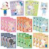 8 Cartoon Doro Cat Series Face Change Stickers Make A Face Waterproof Hand Account Stickers DIY Decorative Stickers