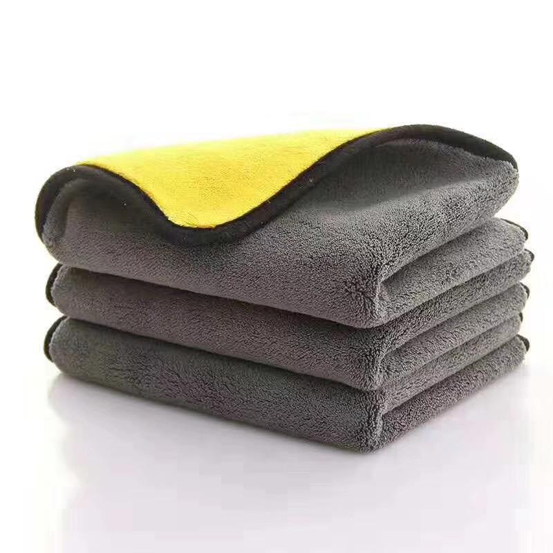 Microfiber Auto Wash Towel Car Cleaning Drying Cloth Hemming Car Care Cloth Detailing Car Wash Towel