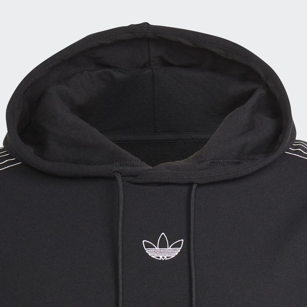 Adidas Оригинальные мужские толстовки Sprt Series Comfortable Three-Stripe Hoodie Black GN2470