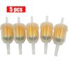 5/10pcs 6MM-8MM 1/4" Gas Inline Fuel Filter Auto Moto Inner Filters Pipes Gas/fuel Filters For Lawn Mower Small Engine
