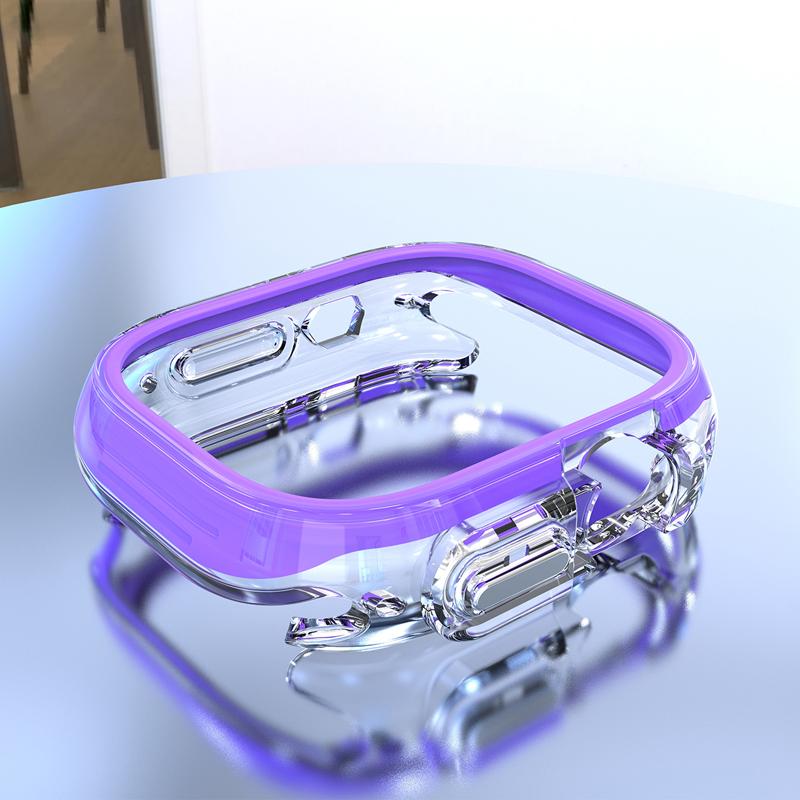 Чехол для Apple Watch Ultra 2, 49 мм, 41 мм, 45 мм, силиконовый чехол, защитный бампер, резиновый бампер iWatch Series 9, 8, 7, 6, 5, 4 SE, 44 мм, 40 мм