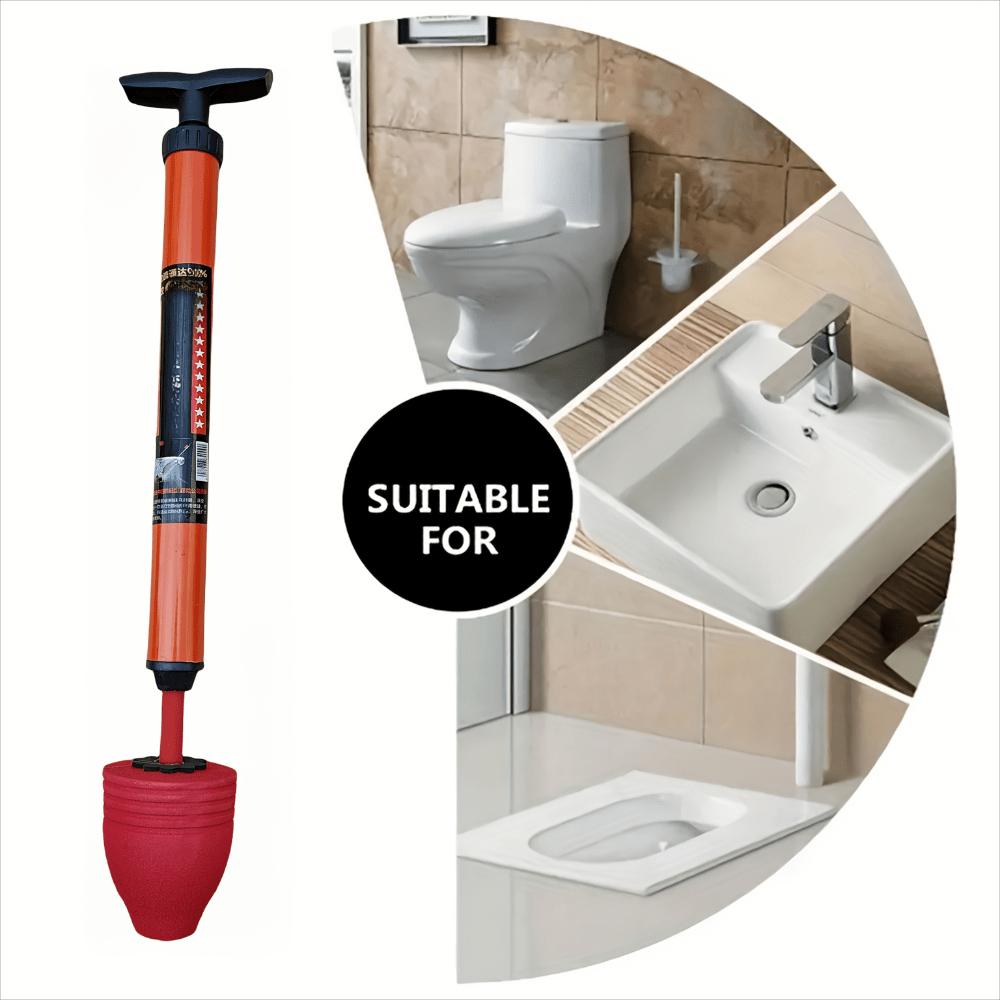 High-Pressure Toilet Plunger - Air Pressure Tool for Unclogging Toilets, Sinks, and Showers, Bathroom Maintenance, Shower Drain Maintenance