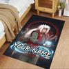 Naruto Character Customized Name Area Rug Design for Playrooms Decorate room Study room Dining Room Anti-slip Rug Anime Office Decor Best for Christma