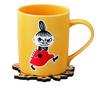 Yamaka Shoten Moomin MM1302-11C Mug, Wooden Coaste