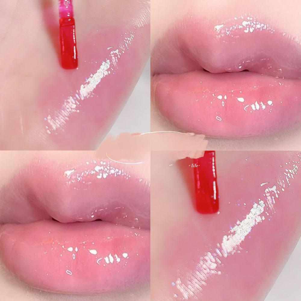SHAQINUO Water Gloss Lip Gloss Moisturizing & Plumping Lip Glaze for a Sparkling Mirror Finish