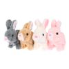 Plush Rabbit Toy Robot Bunny Walking Jumping Running Animal Shake Ears Cute Electric Pet for Kids Birthday Gifts