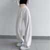 Женские спортивные штаны свободного кроя с высокой талией, повседневные брюки-клеш, новый стиль, осенне-зимние широкие брюки