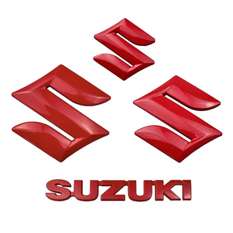 10,1 см 8 см для Suzuki Swift Логотип Передний Задний Значок Металлический Сплав Наклейка на Автомобиль Эмблема Багажника Наклейки Alto Samurai Jimny Аксессуары