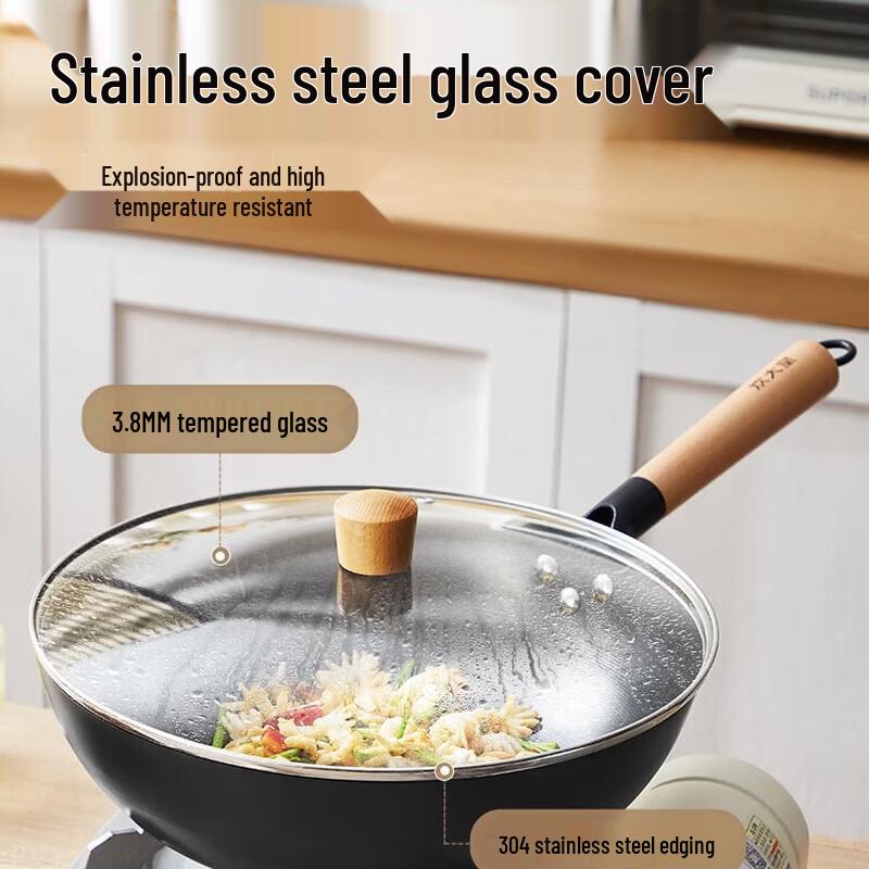 COOKER KING Чугунный вок без покрытия, 32 см