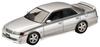 HobbyJAPAN HJ64 Scale Toyota Chaser Tourer V Early Version Silver Metallic Finished Model HJ641072S 1/64 (JZX100) (1996)
