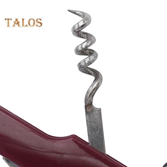 Открывалка для бутылок 3 в 1, дизайн, прочный штопор для вина, открывалка для пива из нержавеющей стали с резаком для домашней кухни