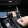 ABS Carbon fiber Style Car Inner Gear Lever Shift Knob Cover Trim For BMW G20 LB