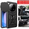 Armor Funda для Infinix Zero 40 Чехол-слайд для камеры, защитное кольцо, подставка, задняя крышка для Infinix Zero 40 Capa