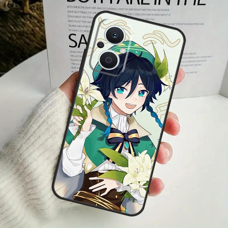 Genshin Impact Venti For OPPO Reno 11 F 10 Pro 4Z 5Z 8T 4 5 6 7 8 Lite OPPO Find X3 X6 Pro X2 Neo X5 Lite Case