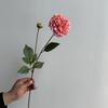 Шелковая Георгина 2 головки Искусственные Цветы – Реалистичные на ощупь Искусственные Цветы для Свадебного Домашнего Декора и Фотографических Реквизитов