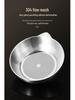 304 Stainless Steel Oil Filter Pot with Screen - Large Capacity Oil Storage and Residue Filtering Bottle