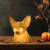 Dog Ghost Lamp Halloween Dachshund Ghost Night Light Desktop LED Puppy Decoration Mantel Bedside Ghost Light Gift for Dog Lovers