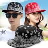 Fashion Cashew Print Hip Hop Flat Edge Baseball Cap Men and Women Trendy Street Dance Flat Hat Performance Casual Hat
