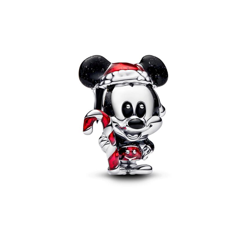 Sparkling Mickey Mouse Dangle Donald Duck Charm Bead Fit Original Europeans Silver Bracelet Necklace Jewelry Gift