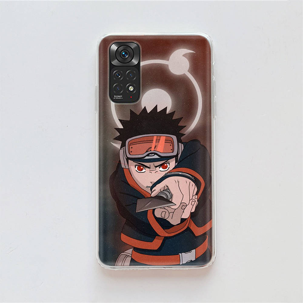 Чехол DT13 Naruto Anime для Samsung A04 A14 A23 A34 A54 M23 M33 M52 M53 Realme 10 9 C30S C35 C55 VIVO Y02S Y21 Y33S Y51 X80 Pro Прозрачный чехол