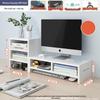 Mi Ling Wireless Charging Monitor Riser with USB & Storage