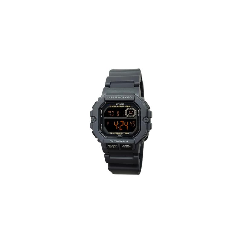 Casio Индивидуальные часы модифицированная серия желтый и черный циферблат водонепроницаемые 100 метров WS-1400H-8B модифицированный-Lumen Forge HeiSeBiaoPanHeiChengSeBiaoJing