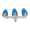 3 in 1 360 Degree Rotating Turbo Nozzle with 1/4 Inch Quick Connection Rotating Pressures Washer Tips for Garden Car Concrete