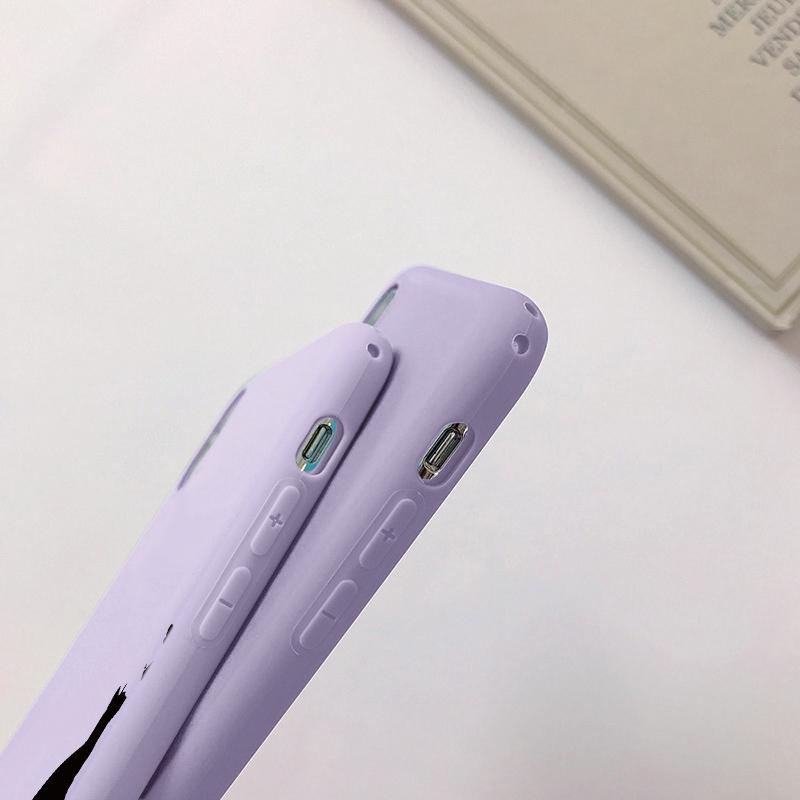 Cat Soft Silicone Case For Samsung A55 A35 M35 S24 Redmi Note 13 Pro 13C 14 Xiaomi Poco C65 iPhone 15 Huawei Honor 200 Realme Camera Shockproof Cover