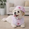 Breathable Cat Transformation Dress Funny Pet Pink Uniform Cat Nurse Outfit  Pet Transformation