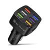 6 USB автомобильное зарядное устройство Быстрая зарядка 12В/24В Адаптер зарядки телефона Разветвитель автомобильного прикуривателя Для iPhone GPS iPad Видеорегистратор