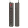 Сетевой фильтр - Monster - 5 AC/2 USB-A - Черный - Защита от перенапряжения - Быстрая зарядка