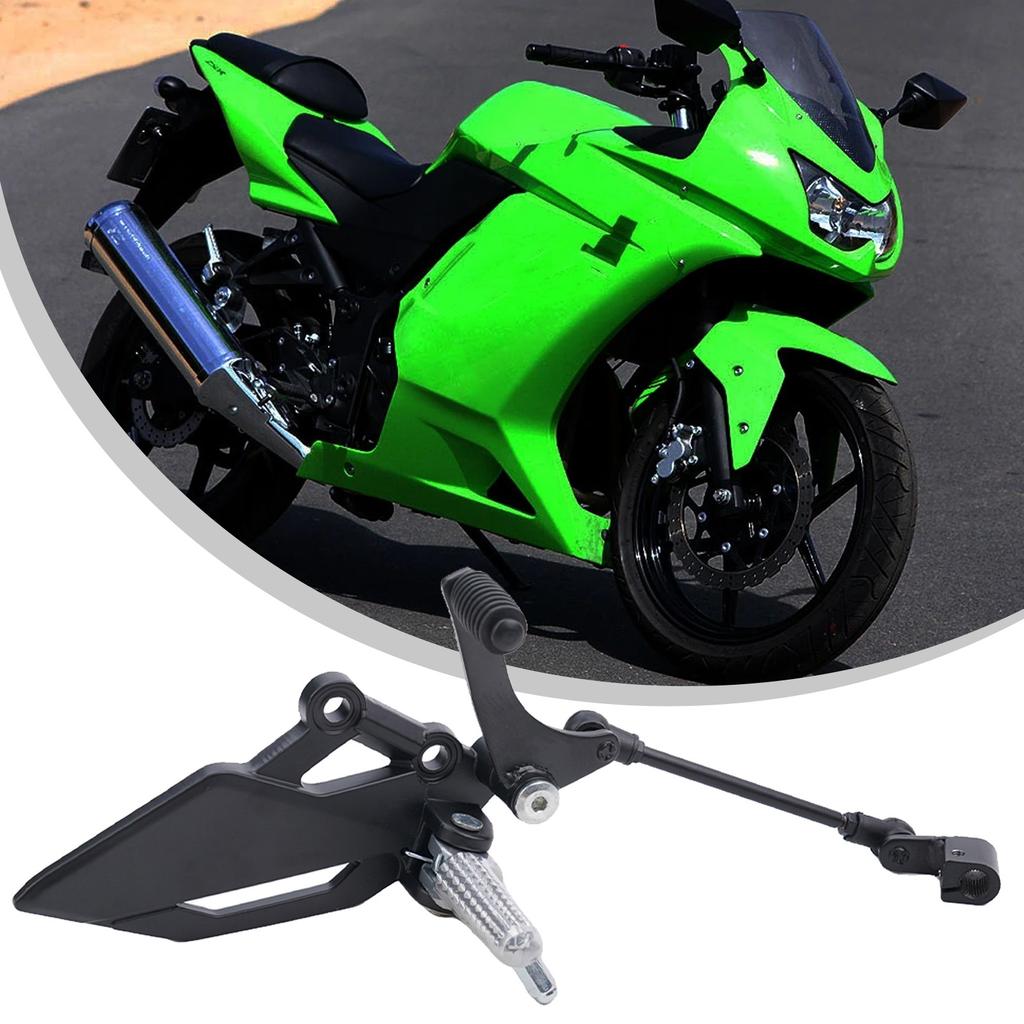 Foot Peg Bracket Brake Pedal Lever Assembly For KAWASAKI EX 250R NINJA250-R-300