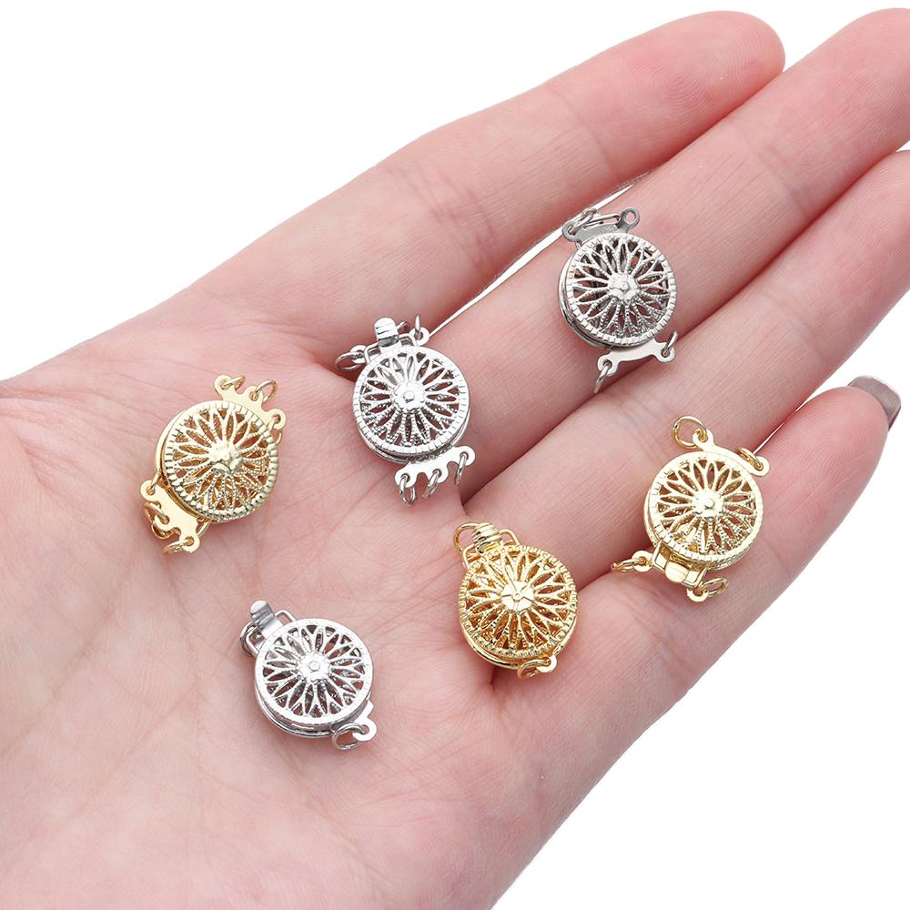 Necklace Layering Clasp with Lobster Multiple Bracelet Lock Connectors Layered Necklace Clasps