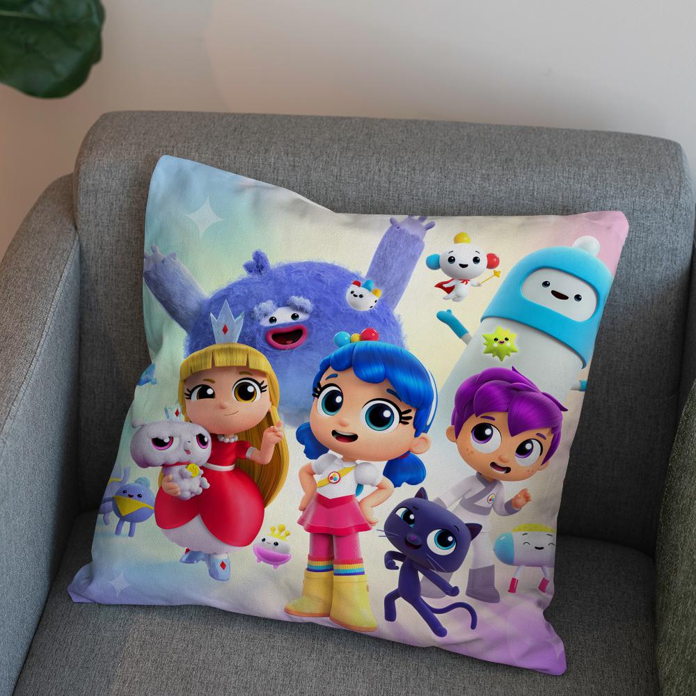 TTrue And The Rainbow Kingdom Pillow Case For Car Sofa Decorative Home Doublesided Print Plush Square Throw Pillow Cushion Cov