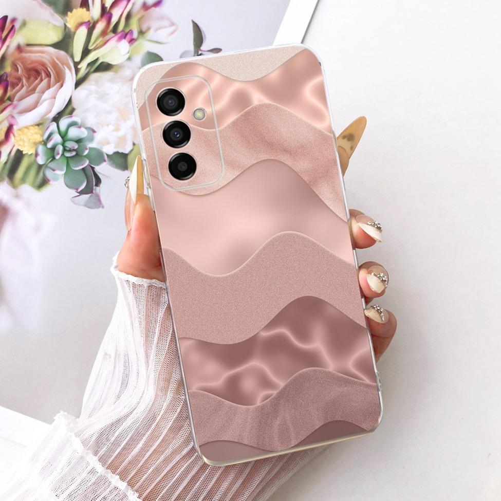 For Samsung M23 5G Case Transparent Cute Cat Fashion Butterfly Funny Painted Casing For Samsung Galaxy M23 5G SM-M236B SM-M236L