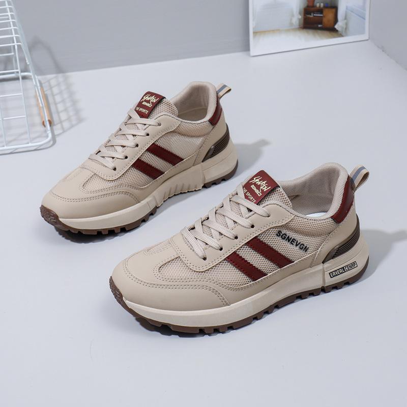 Новая обувь женская 2025 лето беговые спортивные кроссовки женские толстая подошва увеличение роста повседневная платформа женская дизайнерская обувь