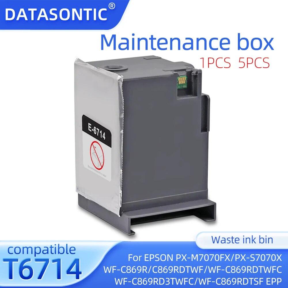 T6714 Бокс для обслуживания Epson WF-C869RA PX-M7070FX S7070X WF-C869RDTWF C869RDTWFC C869RD3TWFC C869RDTSF EPP WF-C869RDTEFC EPP