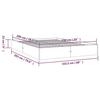 VidaXL Bed Frames White Solid Wood 150x200 Cm Extra Large 820038