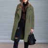 Women Long Sleeve Pullover Blouse Open Front Jacket Coat Long Outerwear