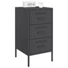 VidaXL Bedside Tables 2 Pcs, Bedside Cabinets with Legs, Nightstands with Drawers, Bedroom Night Cabinets, 843079