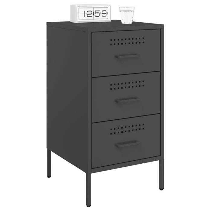 VidaXL Bedside Tables 2 Pcs, Bedside Cabinets with Legs, Nightstands with Drawers, Bedroom Night Cabinets, 843079