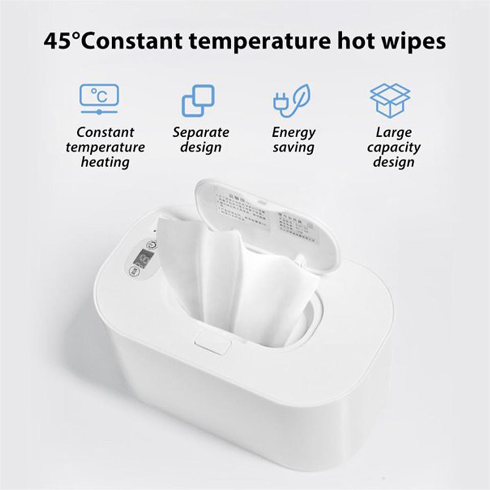 10W Baby Wipes Heater Adjustable Temperature USB Heating Box For Home Car Travel