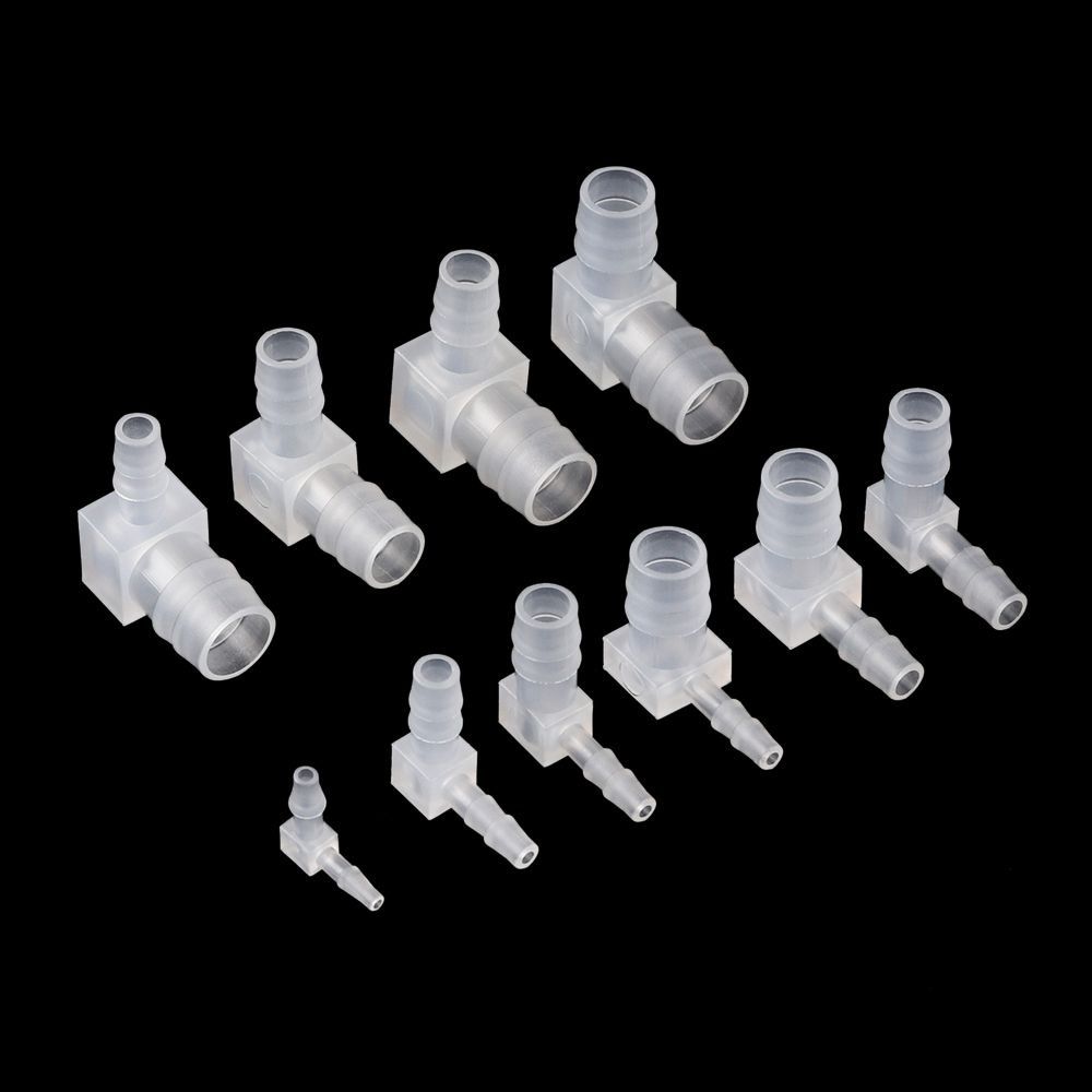10 шт. ПП Пластиковые Фитинги для Аквариумного Бака 90 Градусов Пагода Шланговый Соединитель Аэратор для Воздушного Насоса