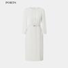 PORTS Women's 2025 Spring/Summer 3D Pleated Dress