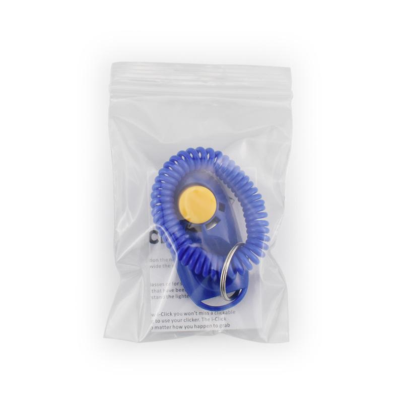Pet Cat Dog Training Clicker High-Quality Dogs Click Trainer Aid Adjustable Elastic Rope Pet Rattles Dog Training Supplies