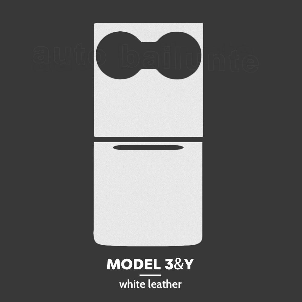 Car Center Console Cover Protector Leather Central Control Panel Sticker For Tesla Model 3 Model Y 2022 2023