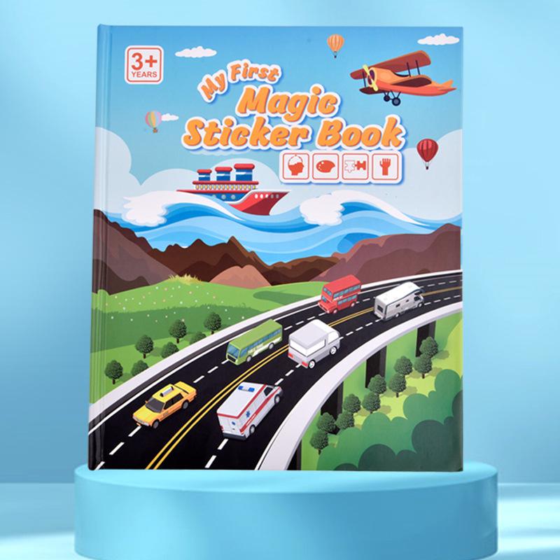Детская развивающая книга с наклейками Jelly Quiet для раннего образования, развивающая игрушка-головоломка для малышей