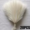 GeeParty 10Pcs Fluffy Pampas Grass Fake Reed Simulated Artificial Flower Boquet for Birthday Party Decoration